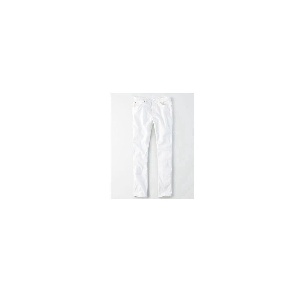 American Eagle Mens AirFlex Slim White Straight Leg‎ Jeans Size 31/30